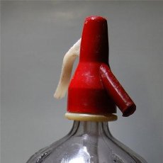 Botellas antiguas: SIFÓN OSO BLANCO DE CAMPO DE CRIPTANA // GRABADO A LA ARENA. Lote 33687578