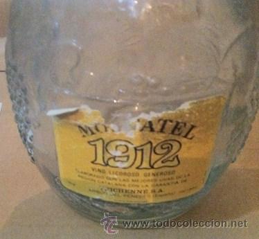 Botellas antiguas: BOTELLA MOSCATEL 1912 - Foto 2