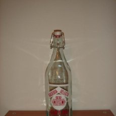 Botellas antiguas: BOTELLA DE GASEOSA GELBI - SERIGRAFIADA - PERALEDA DE LA MATA (CÁCERES) - ENVASE DE 1 LITRO -. Lote 34197226