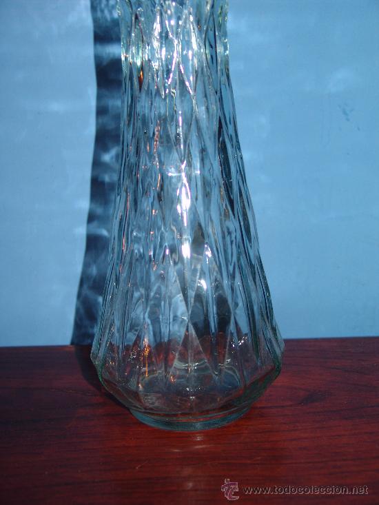 Botellas antiguas: ANTIGUA BOTELLA DE CRISTAL - Foto 3