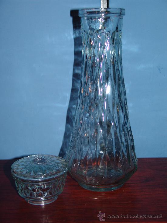 Botellas antiguas: ANTIGUA BOTELLA DE CRISTAL - Foto 4