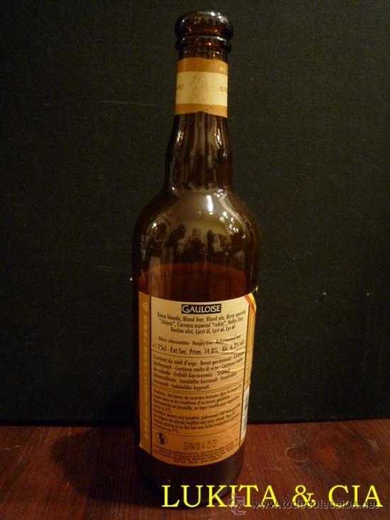 Botellas antiguas: CERVEZA GAULOISE - Foto 2