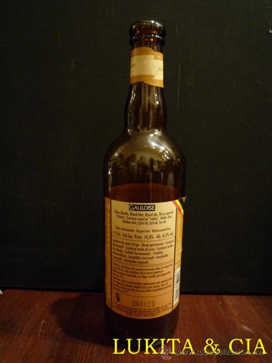 Botellas antiguas: CERVEZA GAULOISE - Foto 2