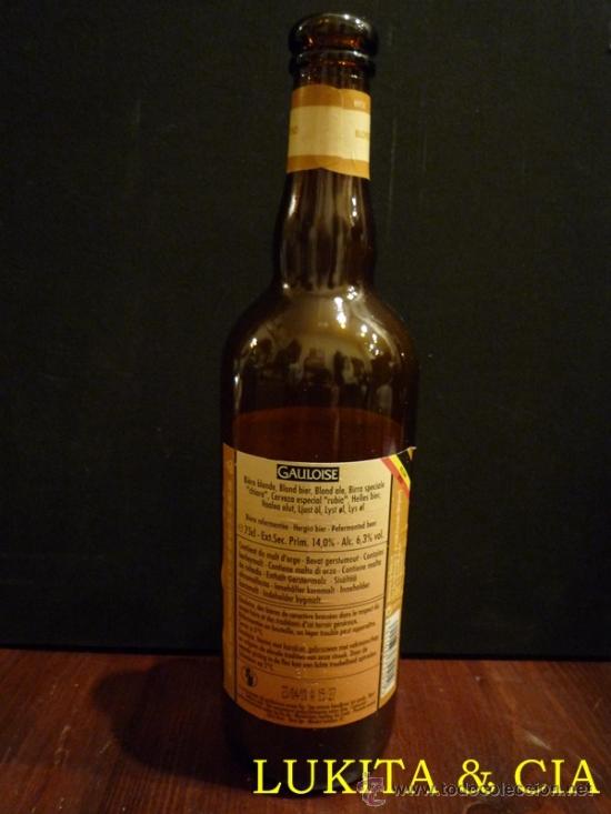 Botellas antiguas: CERVEZA GAULOISE - Foto 2