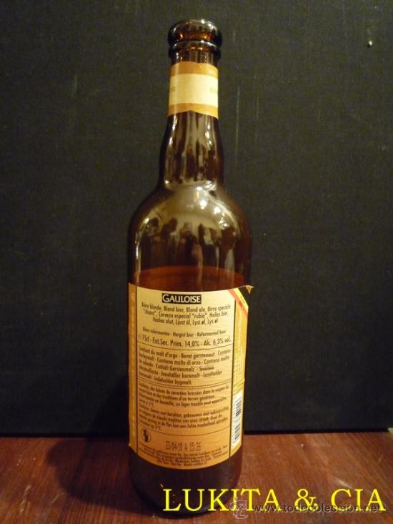 Botellas antiguas: CERVEZA GAULOISE - Foto 2