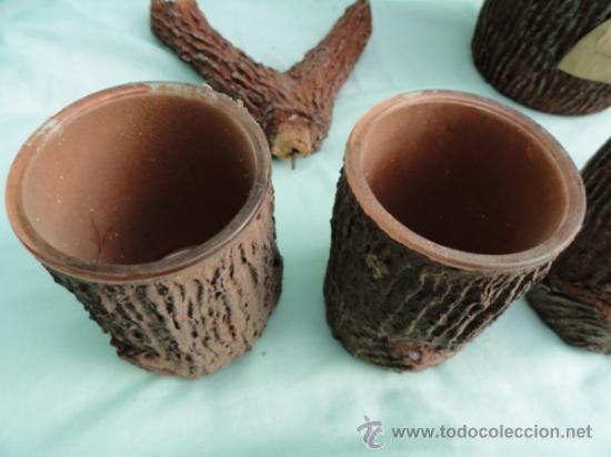 Botellas antiguas: BOTELLA CON VASOS DE WHISKY ESCOC&Eacute;S. - Foto 2
