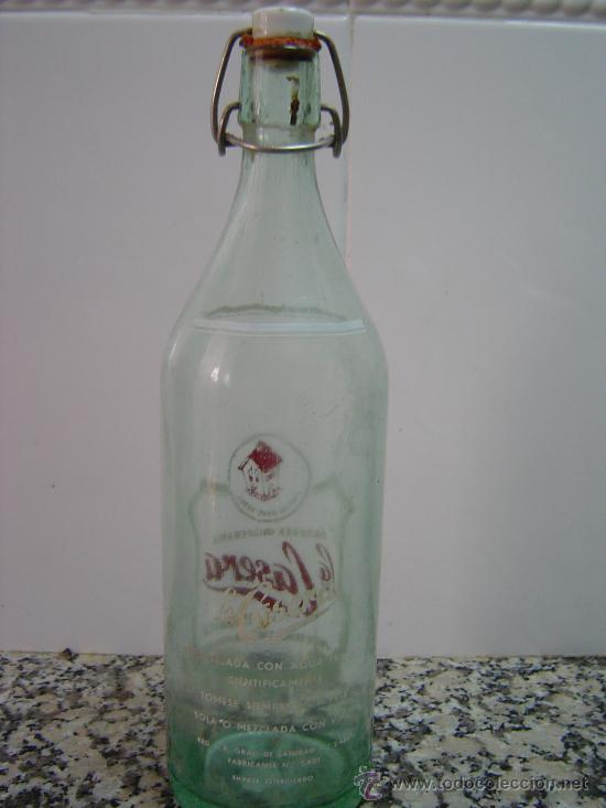 Botellas antiguas: BOTELLA GASEOSA LA CASERA - Foto 2