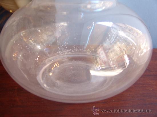Botellas antiguas: PAREJA DE BOTELLAS DE CRISTAL - Foto 3