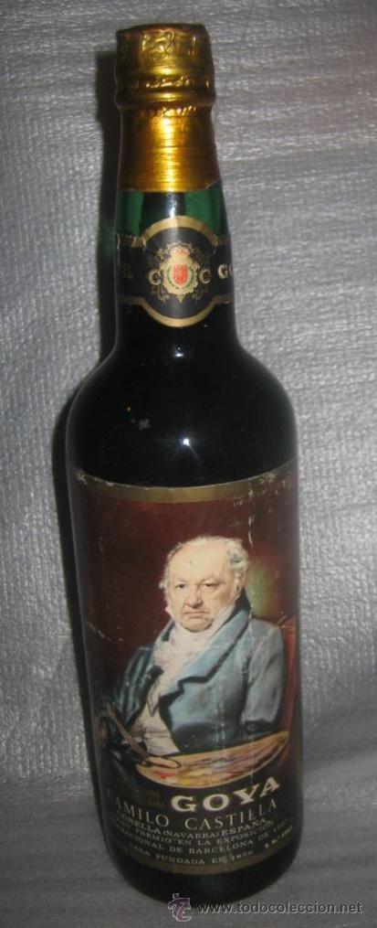Botellas antiguas: MOSCATEL GOYA CAMILO CASTILLA - Foto 1