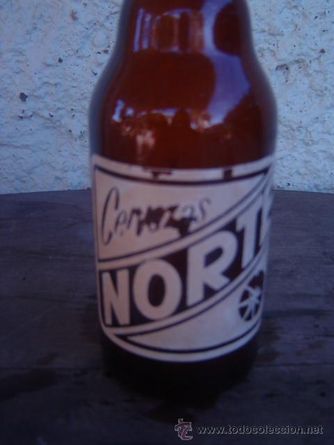 Botellas antiguas: BOTELLIN DE CERVEZA NORTE - Foto 2