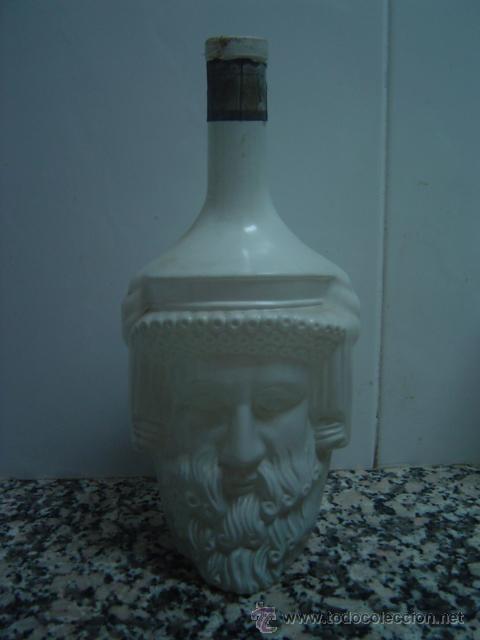 Botellas antiguas: BOTELLA CON DOS CARAS HOMBRE Y MUJER - Foto 1