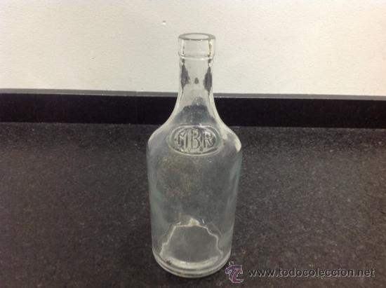 Botellas antiguas: Botella antigua MBR - Foto 1
