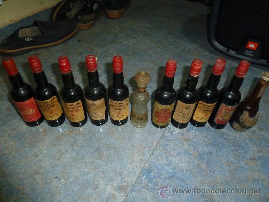 Botellas antiguas: Colecion de botellines - Foto 1