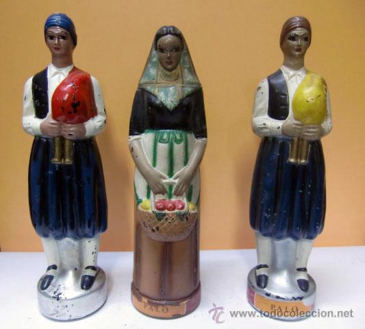 Botellas antiguas: 3 botellas de licor de Canyellas, Mallorca - Foto 1