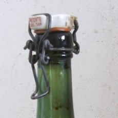 Botellas antiguas: BOTELLA DE FARMACIA: CEREALINE ALIMENTO CONCENTRADO - SUSTITUTO DE LA LECHE Y CALDO (26CM APROX). Lote 36864664