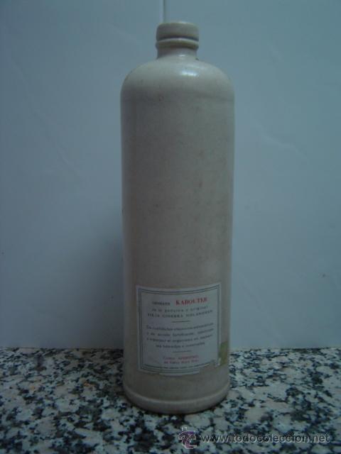 Botellas antiguas: ANTIGUA BOTELLA KABOUTER  ETIQUETAS DE PAPEL - Foto 2