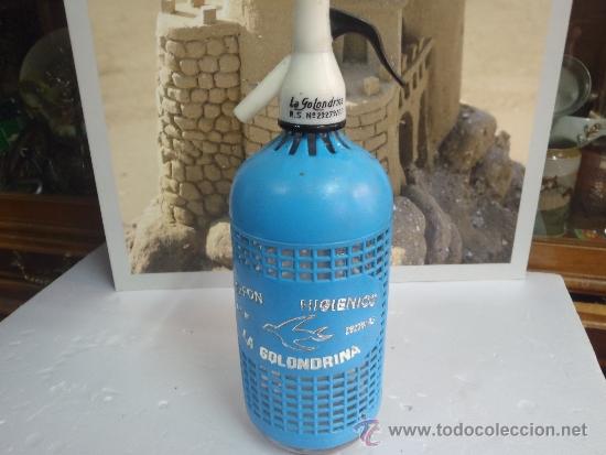 Botellas antiguas: SIFON LA GOLONDRINA - Foto 1