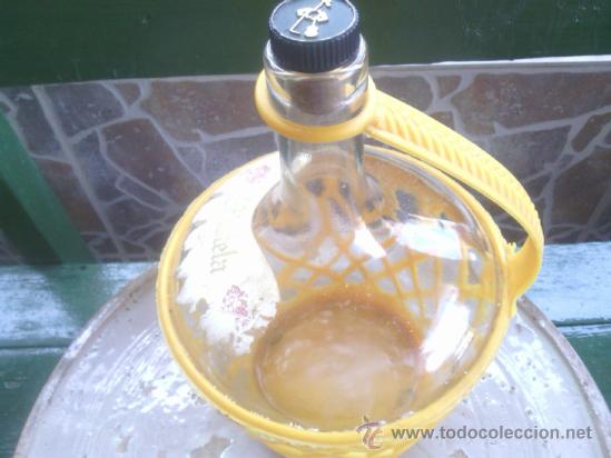 Botellas antiguas: botella de cristal para vino. - Foto 2