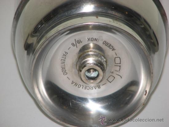 Botellas antiguas: SIF&Oacute;N  DE ACERO INOXIDABLE - Foto 3