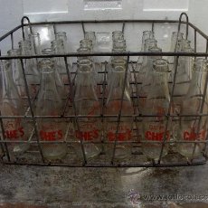 Botellas antiguas: CAJA COMPLETA BOTELLINES BATIDOS CHES