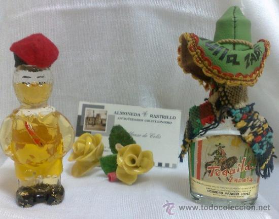 Botellas antiguas: COLECCI&Oacute;N DE 2 MINIATURAS DE BOTELLA DE LICOR. - Foto 8