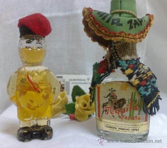 Botellas antiguas: COLECCI&Oacute;N DE 2 MINIATURAS DE BOTELLA DE LICOR. - Foto 9