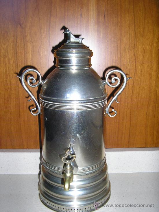Botellas antiguas: BOTELLA METALICA MUY ANTIGUA. - Foto 1