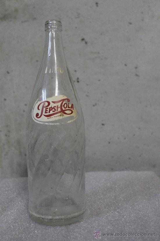 Botellas antiguas: Botella PepsiCola - Foto 1