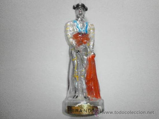 Botellas antiguas: antigua botella de brandy con forma de torero de 75 cl - Foto 1