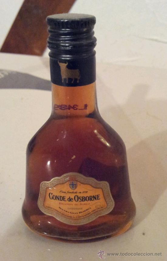 Botellas antiguas: Miniatura&rdquo;Conde de Osborne&rdquo; - Foto 1