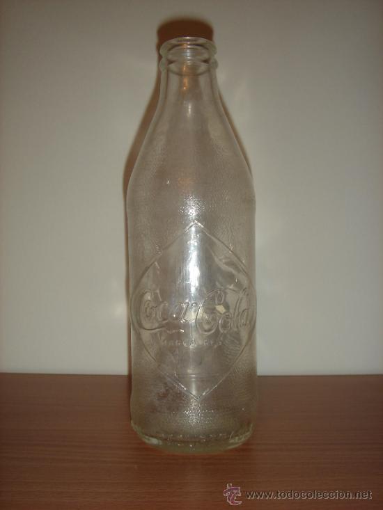 Botellas antiguas: Botella de Coca Cola / Envase provisional / RARO - Foto 1