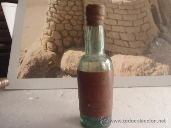 Botellas antiguas: BOTELLIN BRANDY VIEJISIMO VARELA - Foto 1