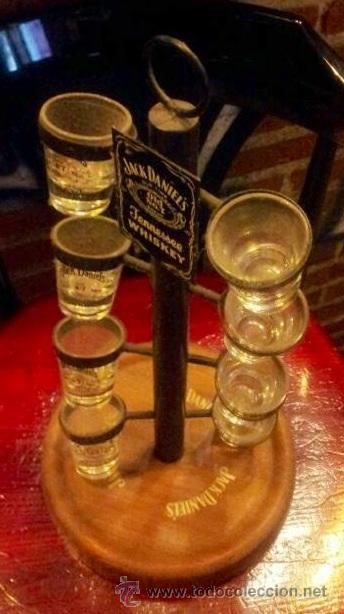 Botellas antiguas: Juego de vasos de Jack Daniels - Foto 2