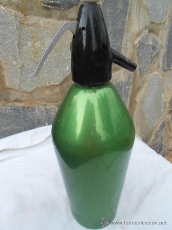 Botellas antiguas: BOTELLA VERDE - Foto 1