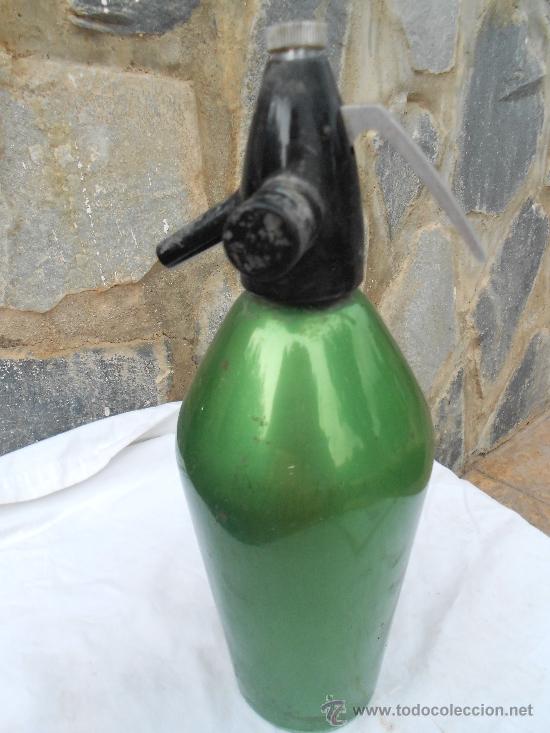 Botellas antiguas: BOTELLA VERDE - Foto 2
