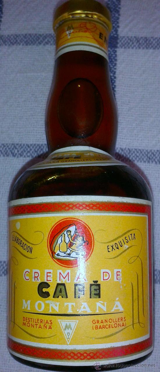 Botellas antiguas: MINI BOTELLA DE CREMA DE CAFE - Foto 1