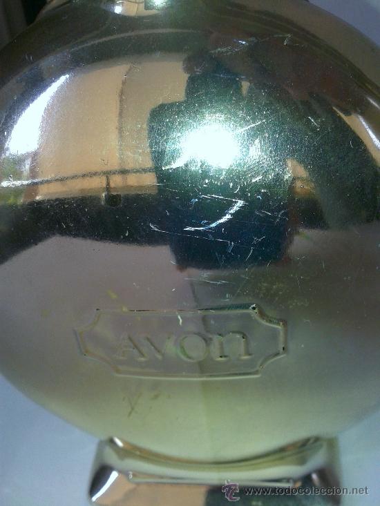 Botellas antiguas: MAGNIFICA BOTELLA DE COLONIA  DE LA MARCA AVON EN FORMA DE RELOJ - Foto 2