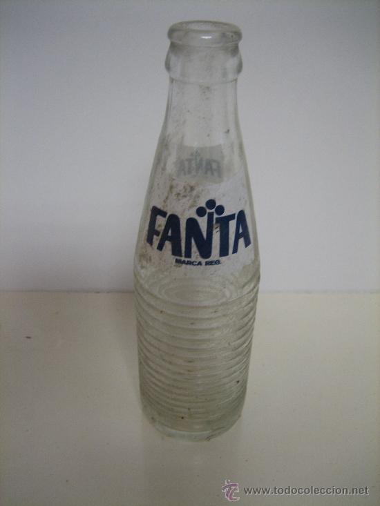 Botellas antiguas: ANTIGUA BOTELLA FANTA. - Foto 1