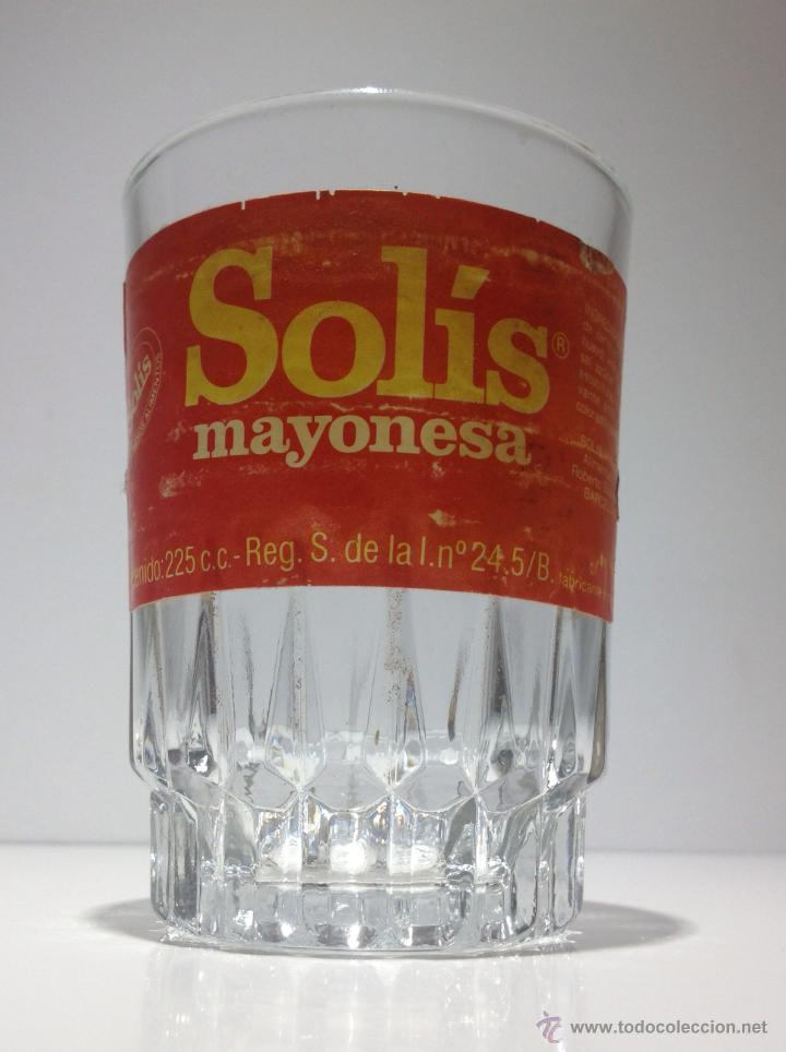 Botellas antiguas: MUY ANTIGUO VASO DE SOL&Iacute;S - Foto 1