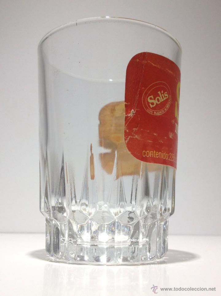 Botellas antiguas: MUY ANTIGUO VASO DE SOL&Iacute;S - Foto 4