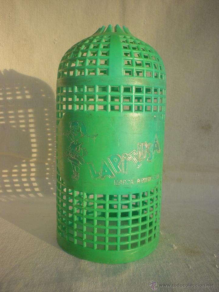 Botellas antiguas: FUNDA PL&Aacute;STICO SIF&Oacute;N LA PITUSA - Foto 1