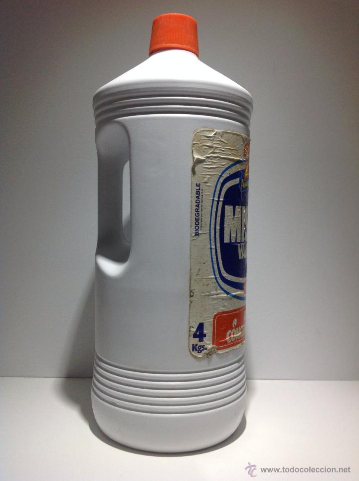 Botellas antiguas: ANTIGUA BOTELLA DE MISTOL DE PL&Aacute;STICO ,4 KG - Foto 4