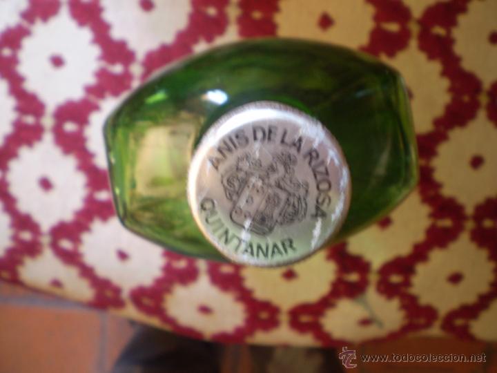 Botellas antiguas: BOTELLA  ANIS LA RIZOSA QUINTANAR - Foto 5