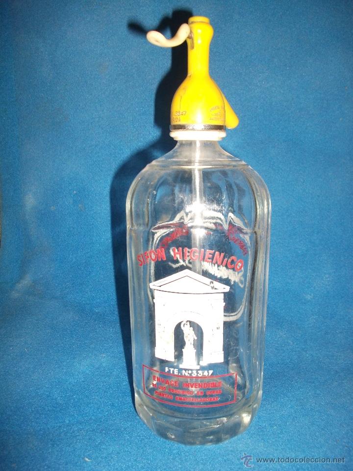 Botellas antiguas: Antiguo Sif&oacute;n de L&eacute;rida - Foto 2