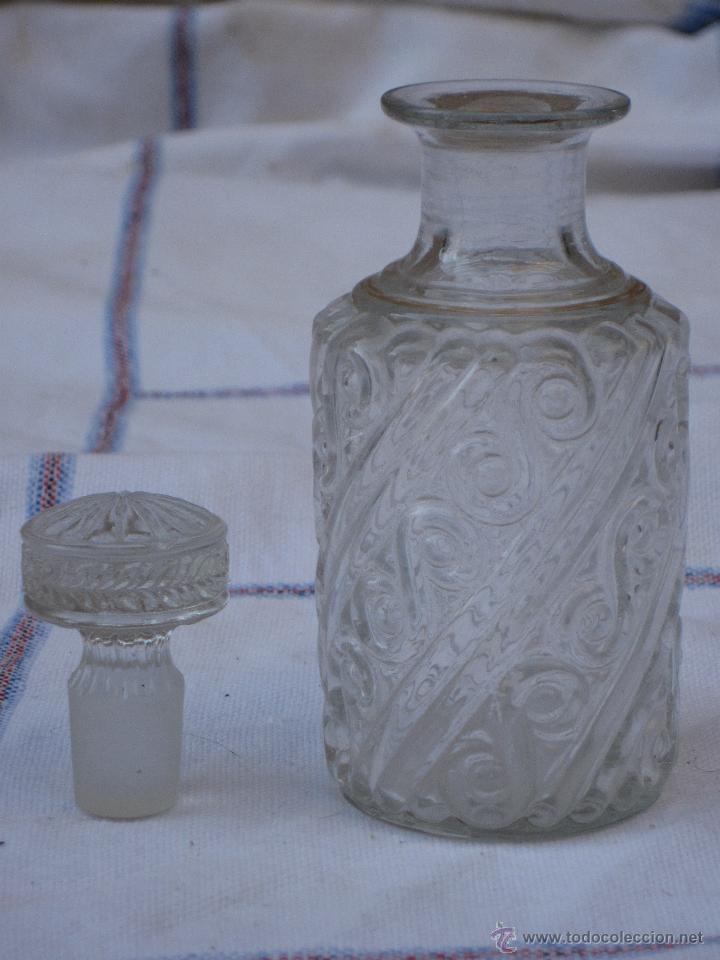 Botellas antiguas: FRASCO ANTIGUO EN CRISTAL TALLADO. - Foto 6