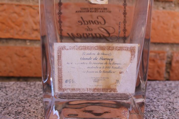 Botellas antiguas: BOTELLA DE CRISTAL CONDE DE GARVEY - Foto 4