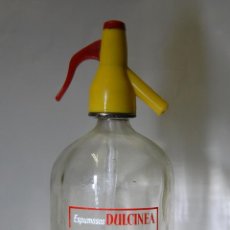 Botellas antiguas: SIFÓN DULCINEA DE MADRID MODELO MUY DIFICIL. Lote 41072842