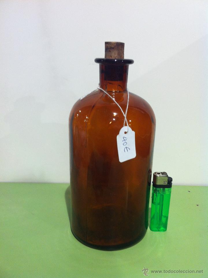 Botellas antiguas: botella marr&oacute;n - Foto 1
