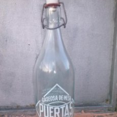 Botellas antiguas: ANTIGUA DE GASEOSA PUERTAS, CANILES , GRANADA. 1 LITRO.