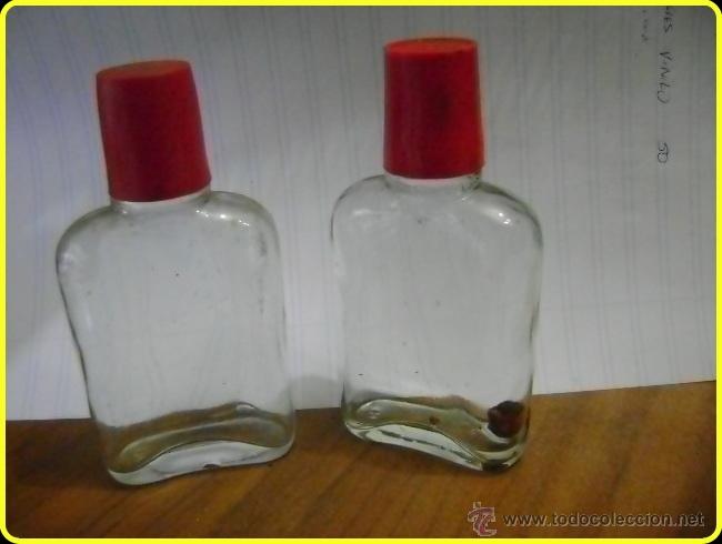 Botellas antiguas: 2 botellas botellines de Terry, de 13 cm - Foto 1